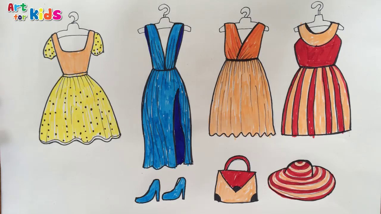 Fashion Design For Children
 How to draw fashion clothes for kids