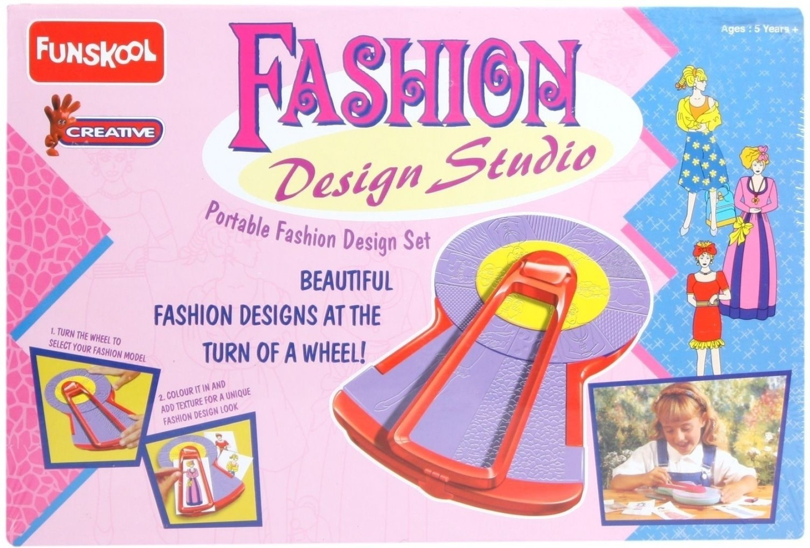 Fashion Design Kit For Kids
 Funskool Fashion Design Studio Fashion Design Studio