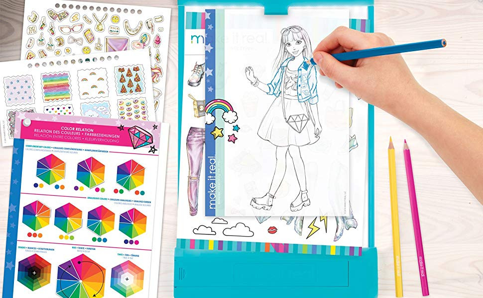 Fashion Design Kit For Kids
 Amazon Make It Real Fashion Design Mega Set with
