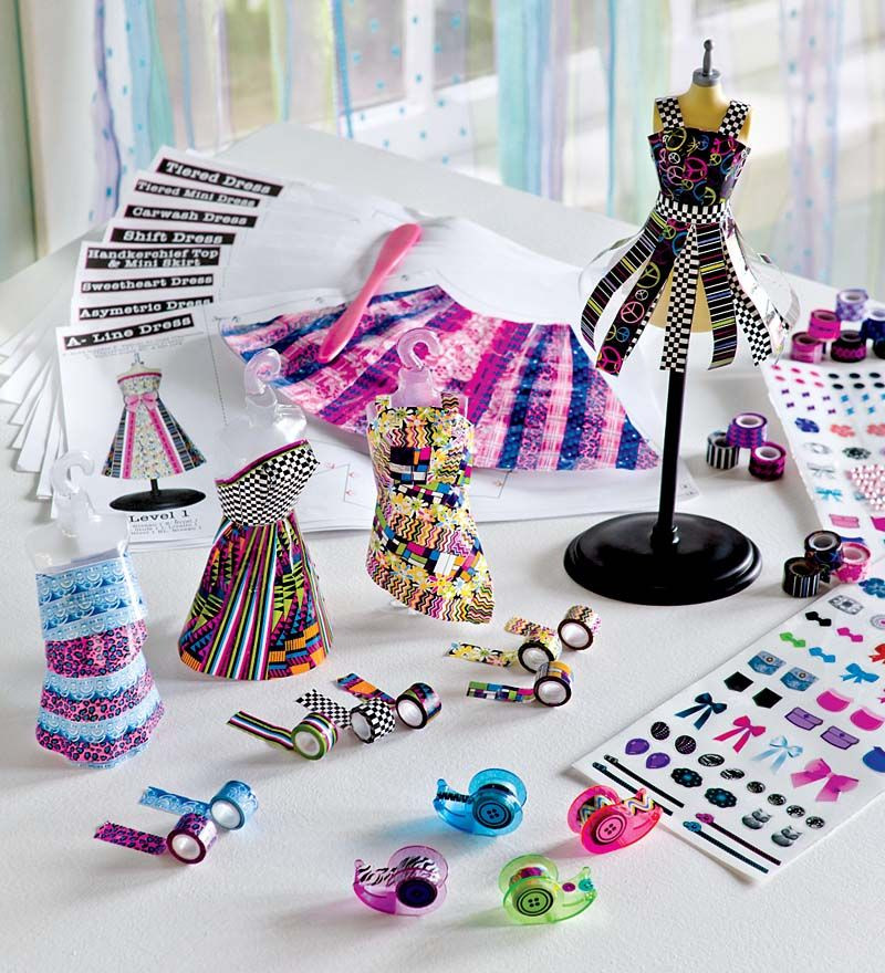 Fashion Design Kits For Kids
 Tapeffiti Fashion Design Doll Clothes Challenge