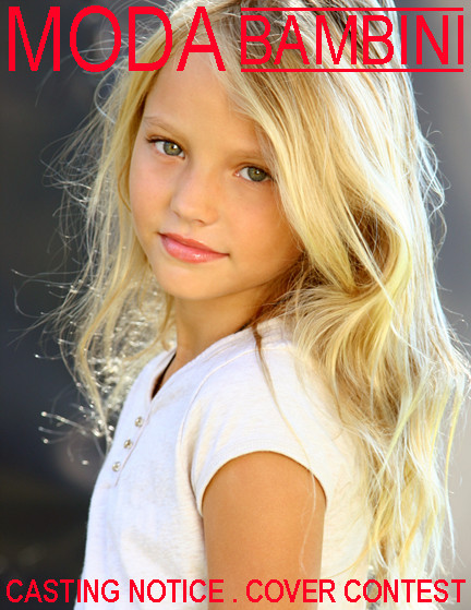 Fashion Kids Magazine
 Kids Modeling and Acting Blog Moda Bambini Magazine Cover