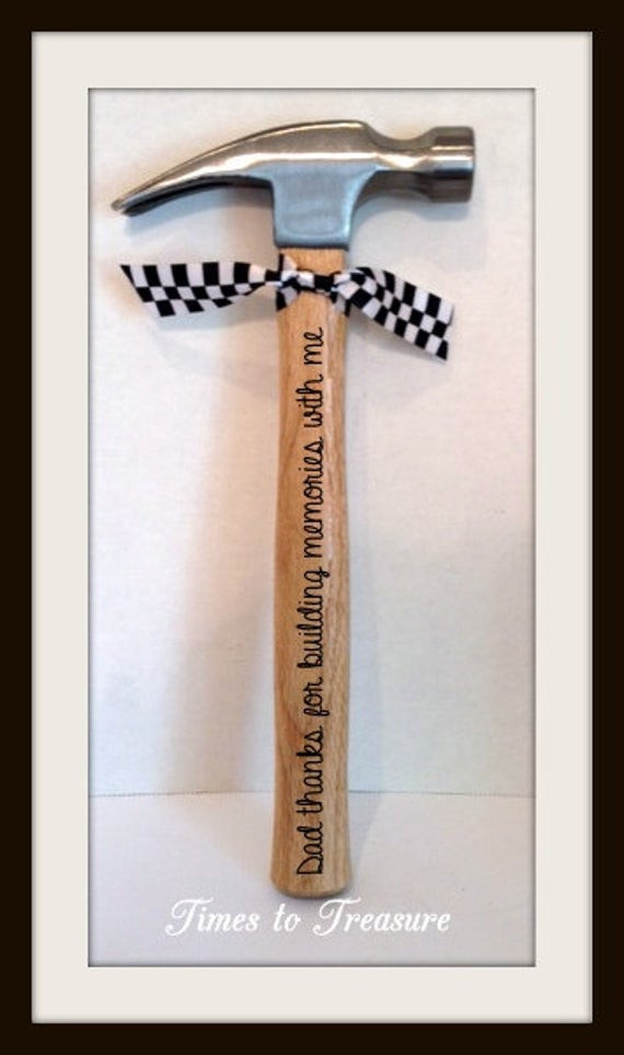 Father Daughter Gift Ideas
 Personalized Hammer Fathers Day Gift Gift for Dad Gift for Dad