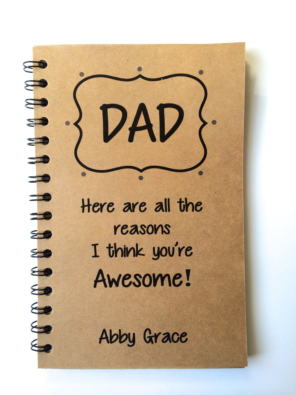Father To Daughter Gift Ideas
 Fathers Day Gift Dad Gift From Daughter From Son Journal