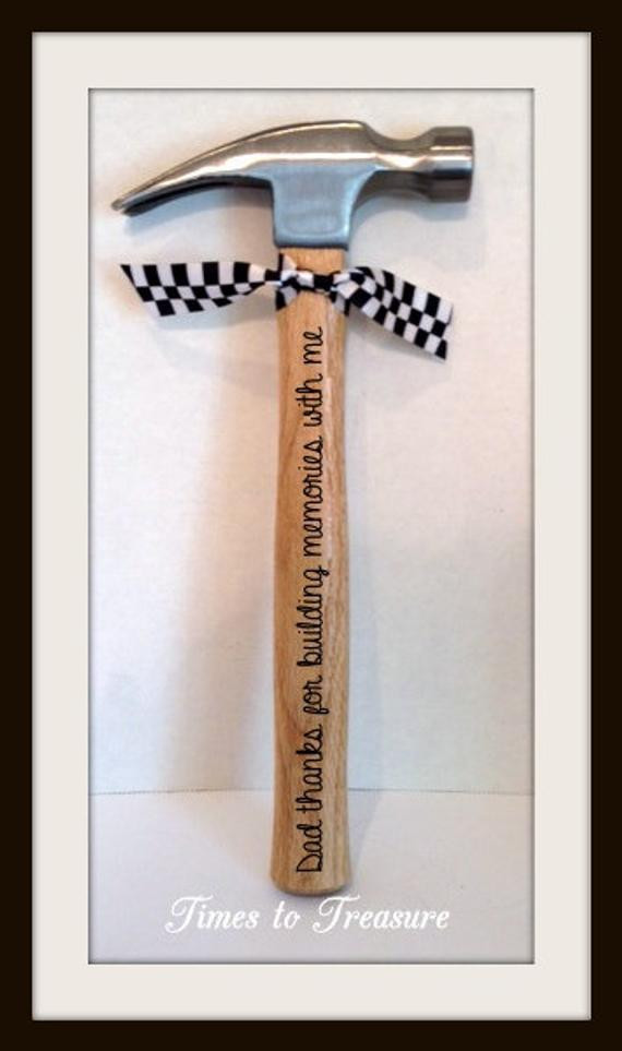 Father To Daughter Gift Ideas
 Personalized Hammer Fathers Day Gift Gift for Dad Gift for Dad