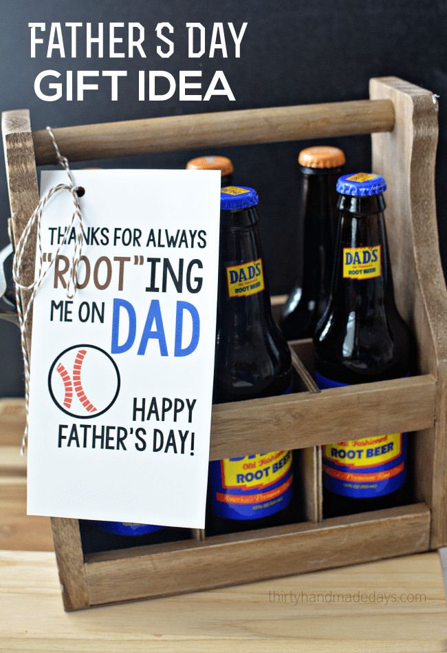 Father'S Day Gift Ideas Beer
 Printable Root Beer Father s Day Gift Idea