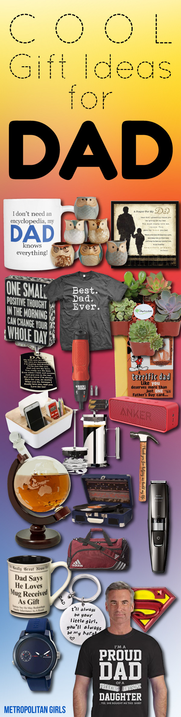 Father'S Day Gift Ideas From Daughter
 30 Father s Day Gifts from Daughter Metropolitan Girls
