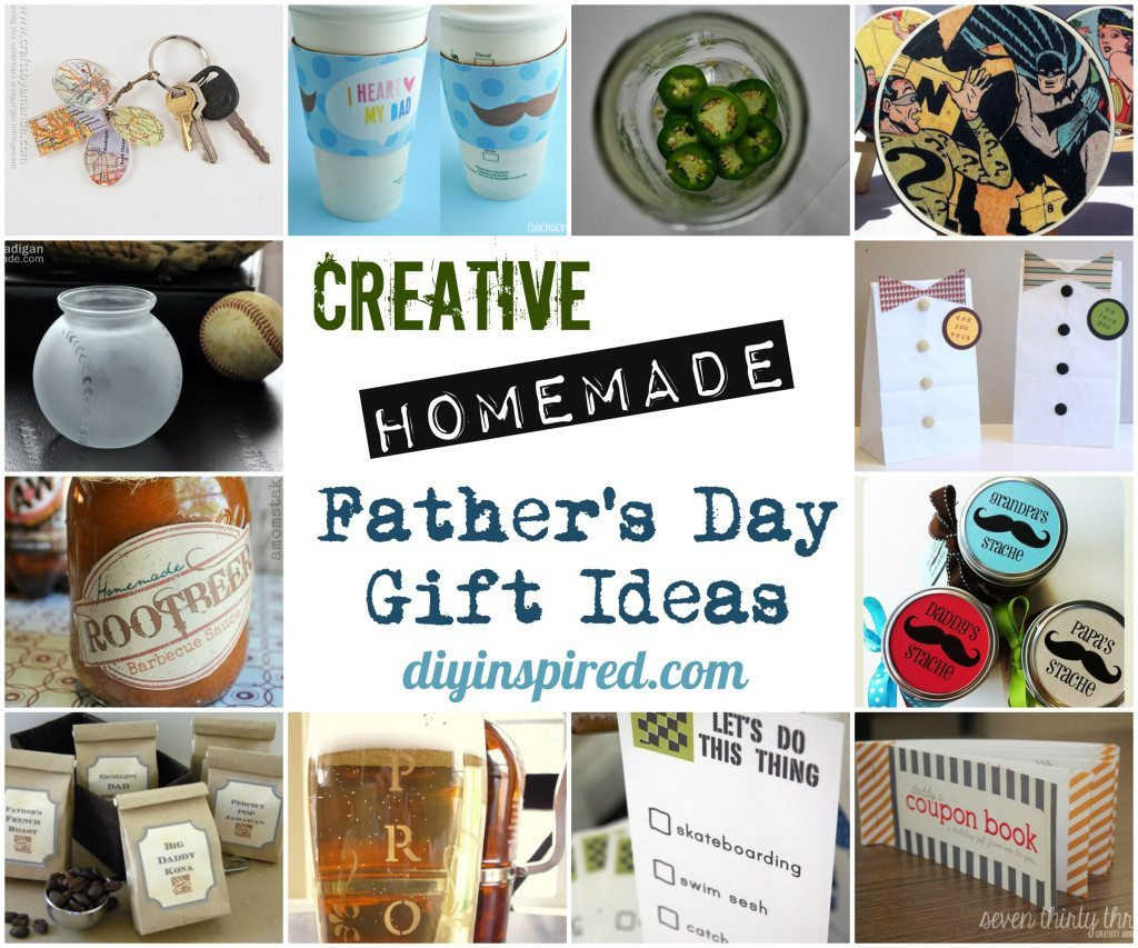 Fathersday Gift Ideas
 Creative Homemade Father’s Day Gift Ideas DIY Inspired
