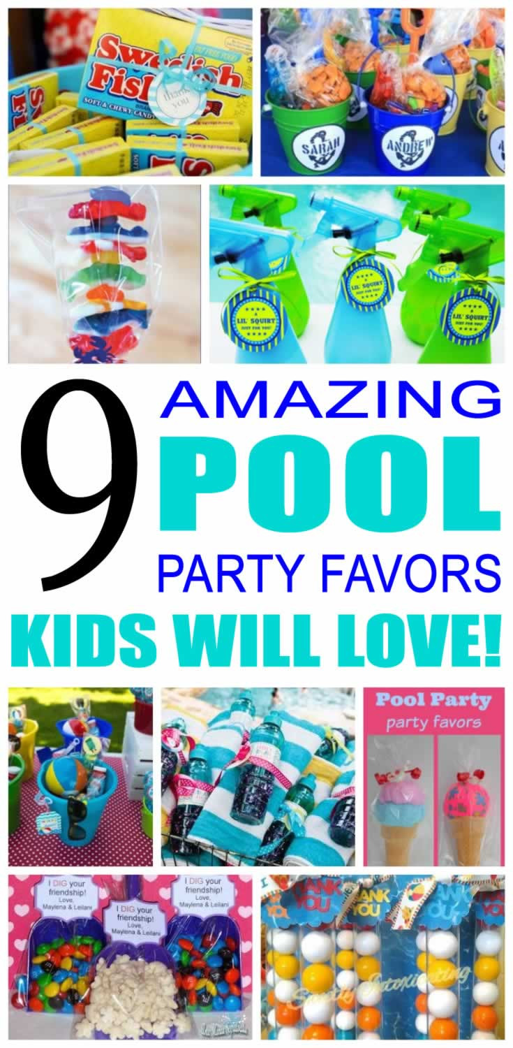 Favor Ideas For Pool Party
 Pool Party Favor Ideas