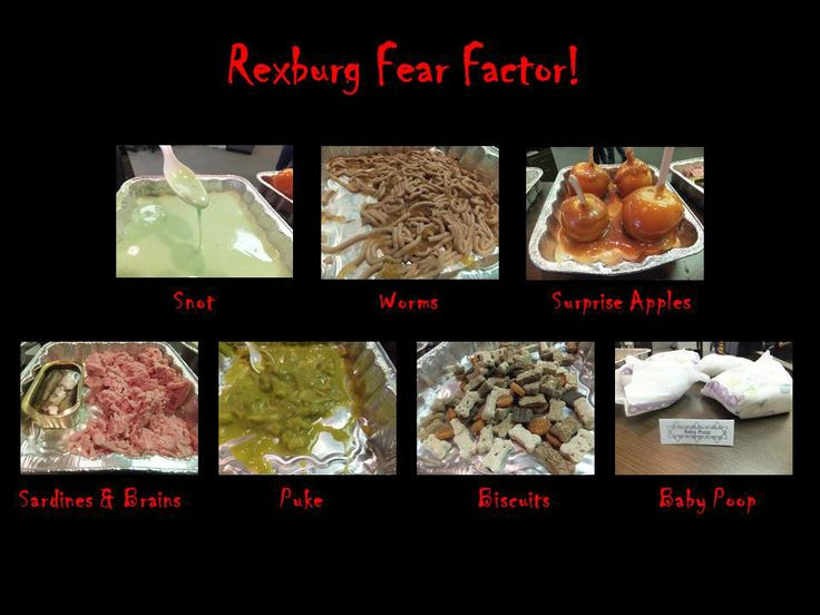 Fear Factor Halloween Party Ideas
 55 best done fear factor images on Pinterest