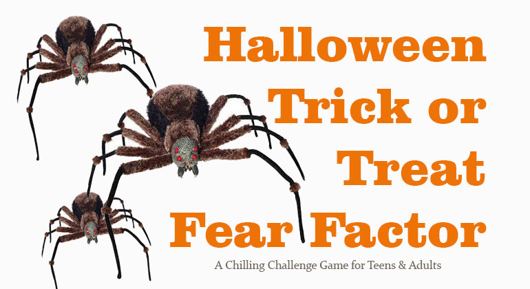 Fear Factor Halloween Party Ideas
 Halloween Trick or Treat Fear Factor Gross Halloween Game