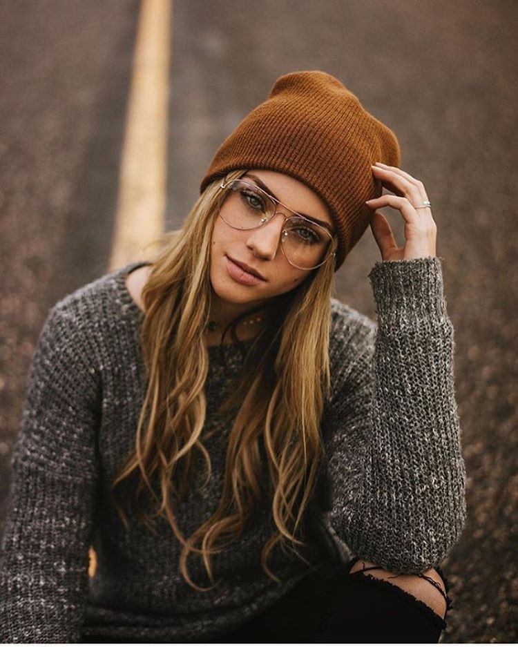 Female Hipster Hairstyles
 Could I pull off aviator style eyeglasses since this style