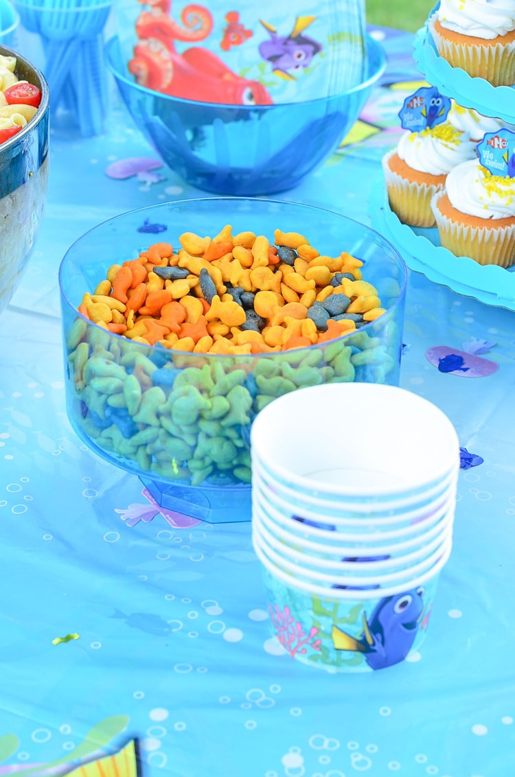 Finding Dory Party Food Ideas
 Finding Dory Birthday Party Outdoor Birthday Parties for