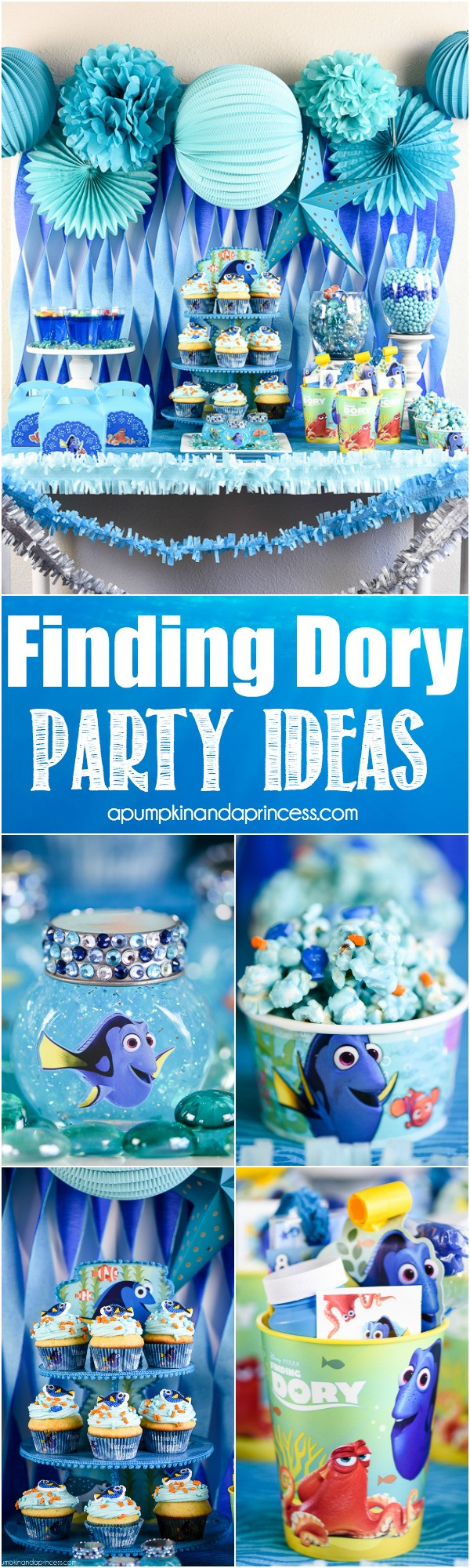 Finding Dory Party Food Ideas
 Finding Dory Party A Pumpkin And A Princess