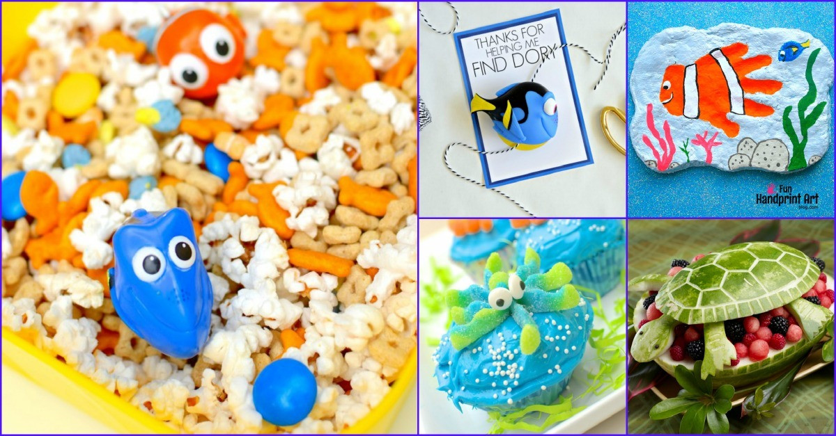 Finding Nemo Party Food Ideas
 Finding Dory Party Ideas
