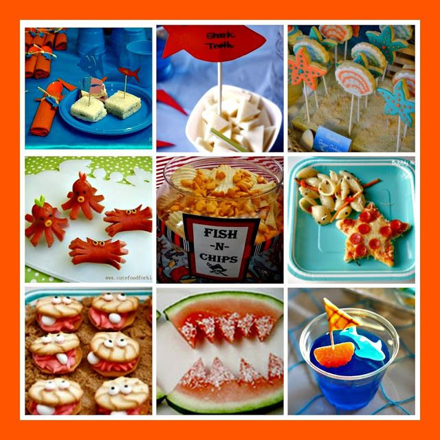 Finding Nemo Party Food Ideas
 justalittlebitcute Finding Nemo Birthday Party
