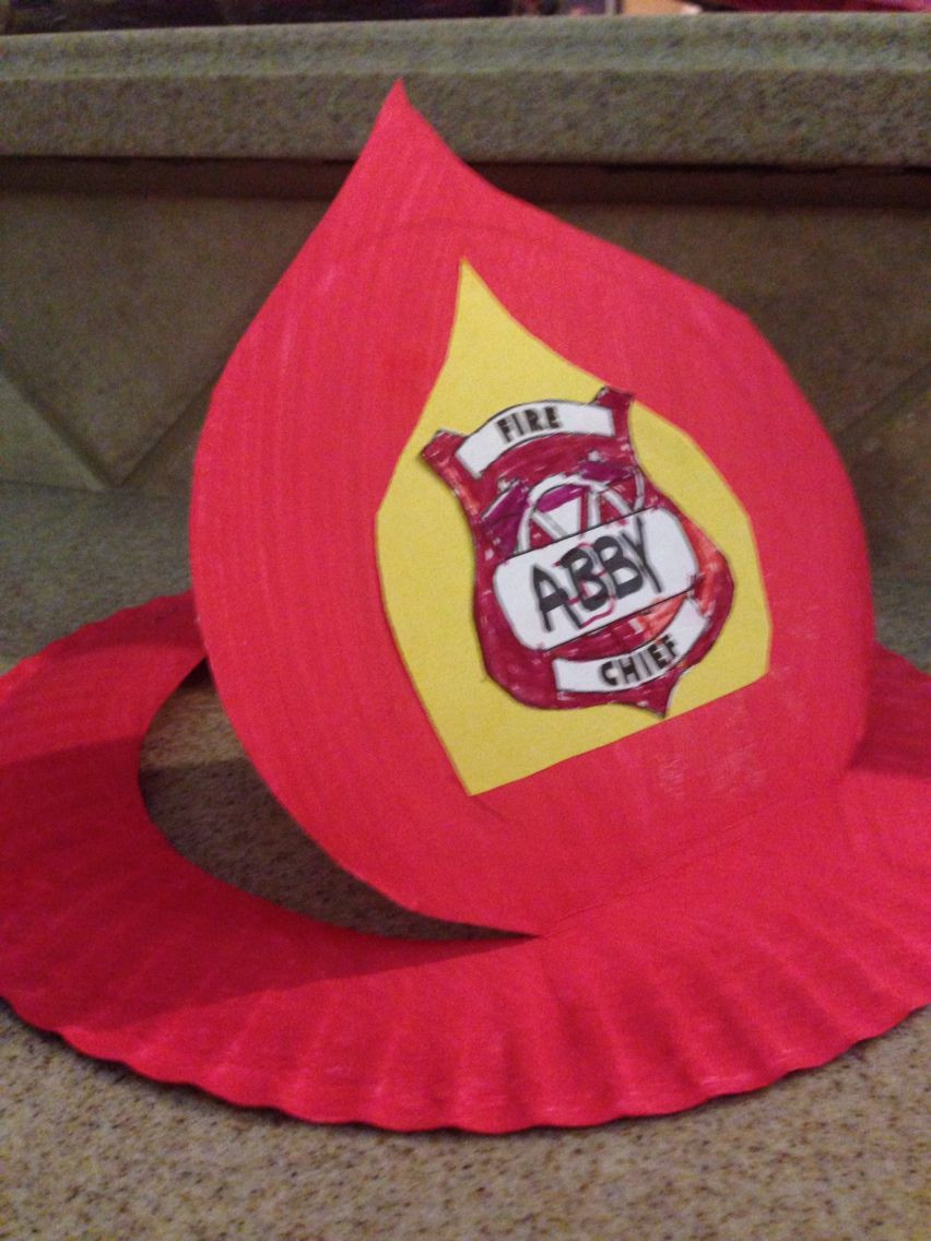 Fireman Craft Ideas For Preschoolers
 Fireman hat from paper plate …