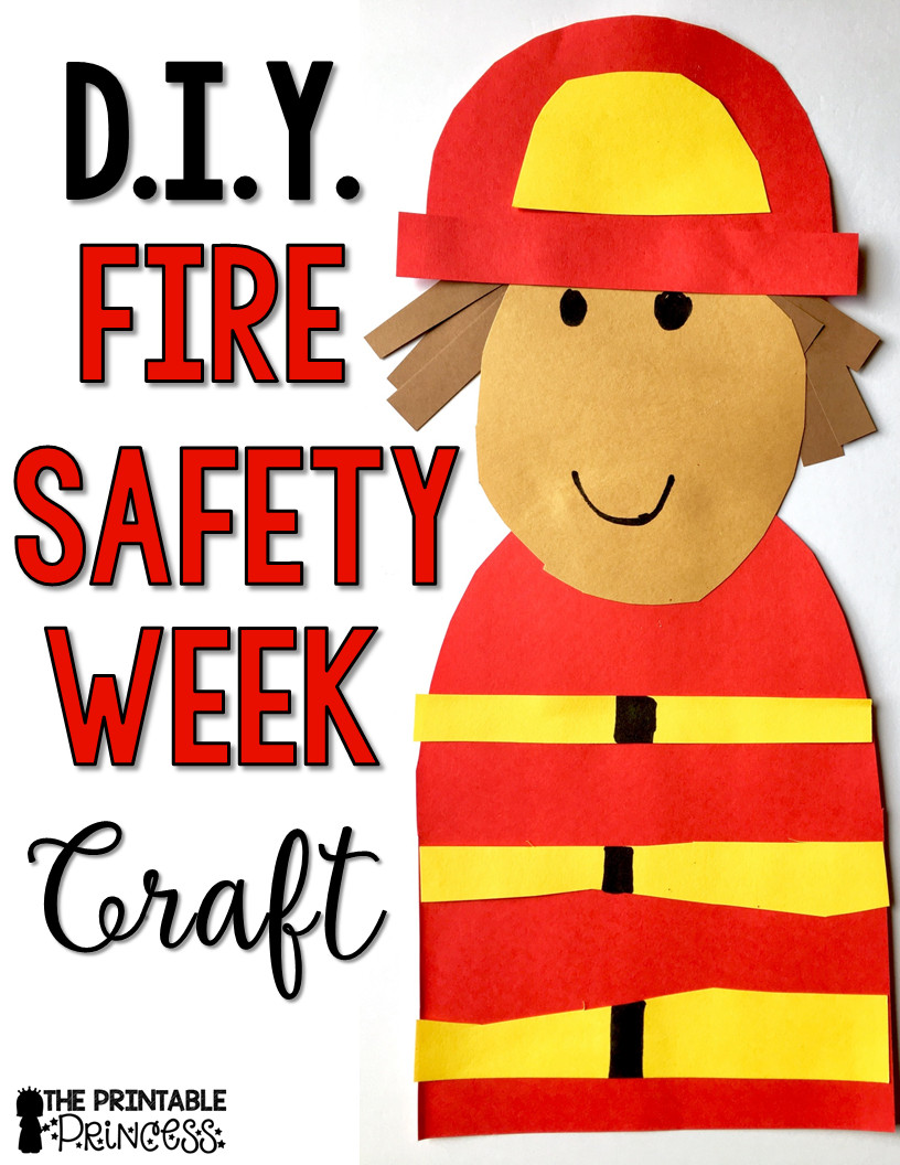Fireman Craft Ideas For Preschoolers
 Fire Safety Activities and Centers for Kindergarten