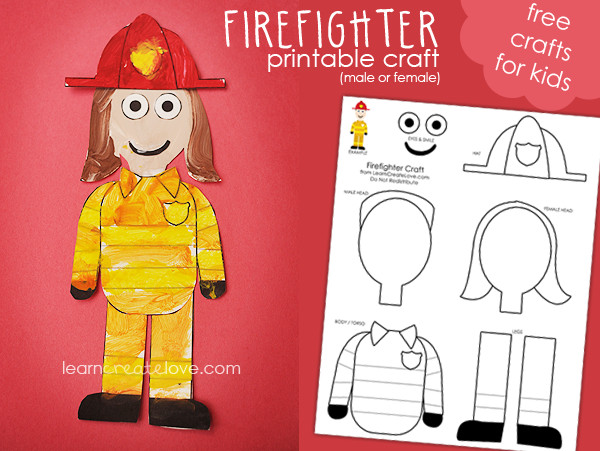 Fireman Craft Ideas For Preschoolers
 All Seasons Sweet to Me "Hooks and Ladders" Week