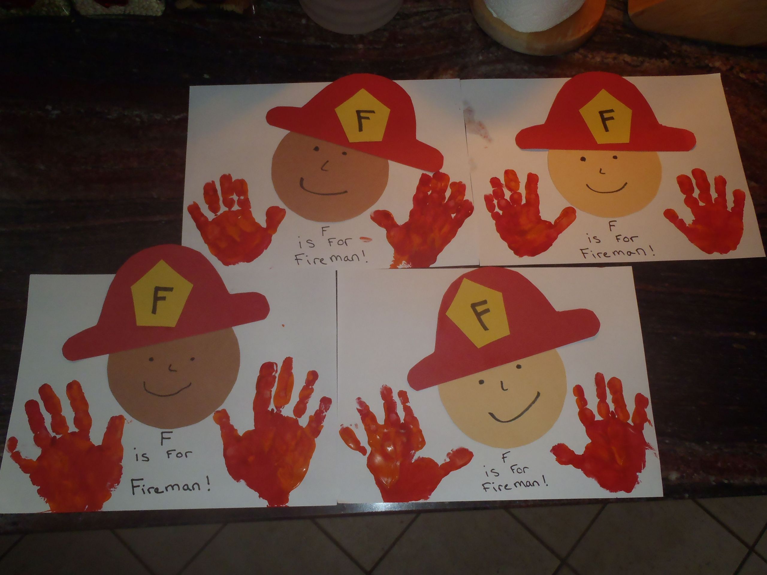 Fireman Craft Ideas For Preschoolers
 F is for Fireman