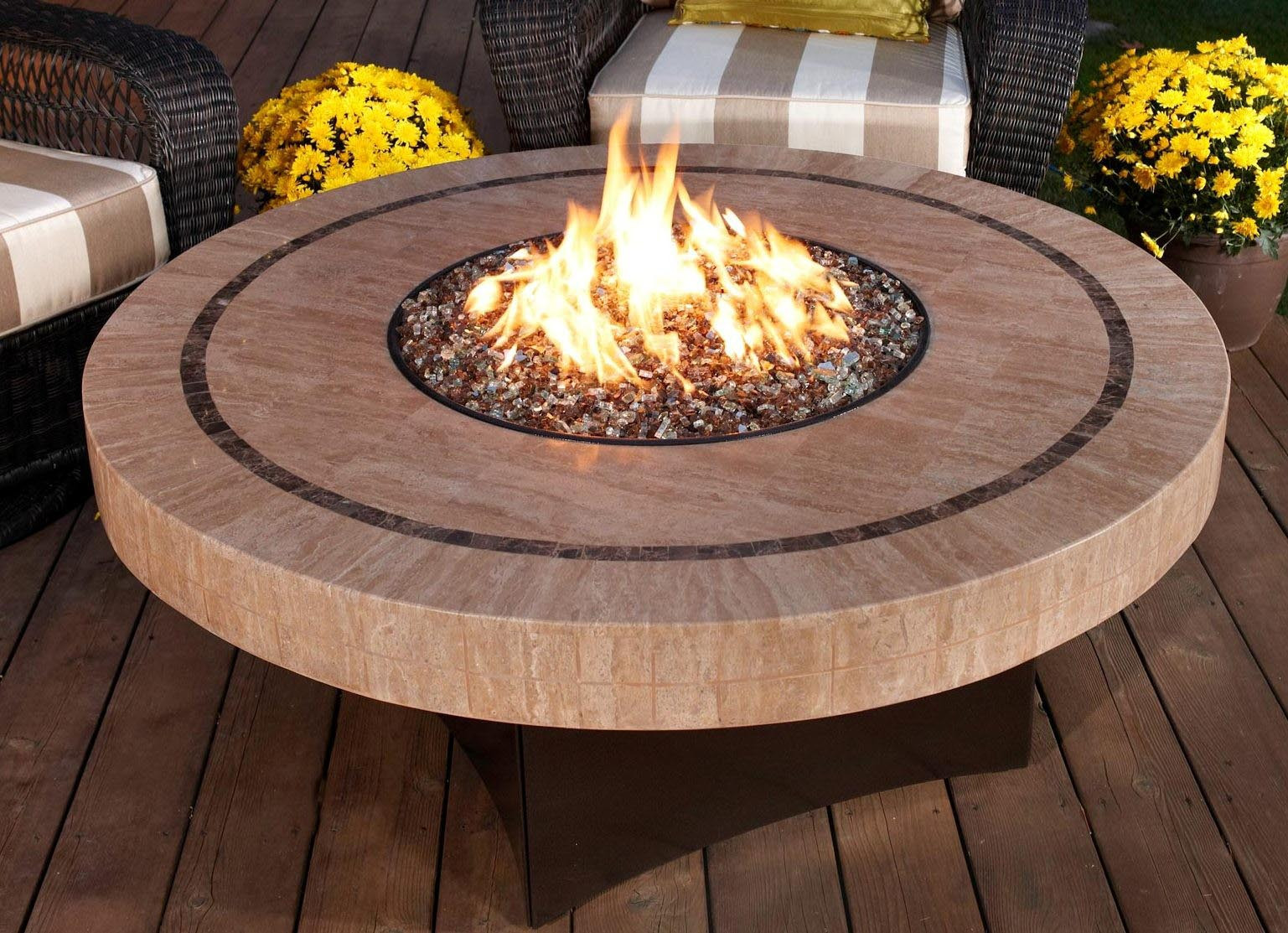Firepit Patio Table
 Modern Outdoor Fire Pit Table