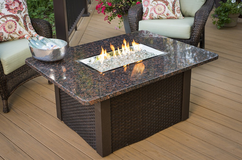 Firepit Patio Table
 Outdoor tables with fire pit wine barrel ice chest wine