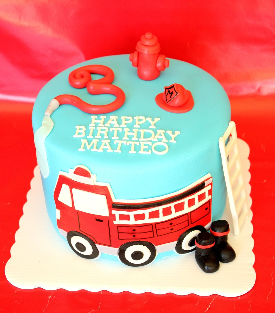 Firetruck Birthday Cake
 Fire Truck Cake CakeCentral