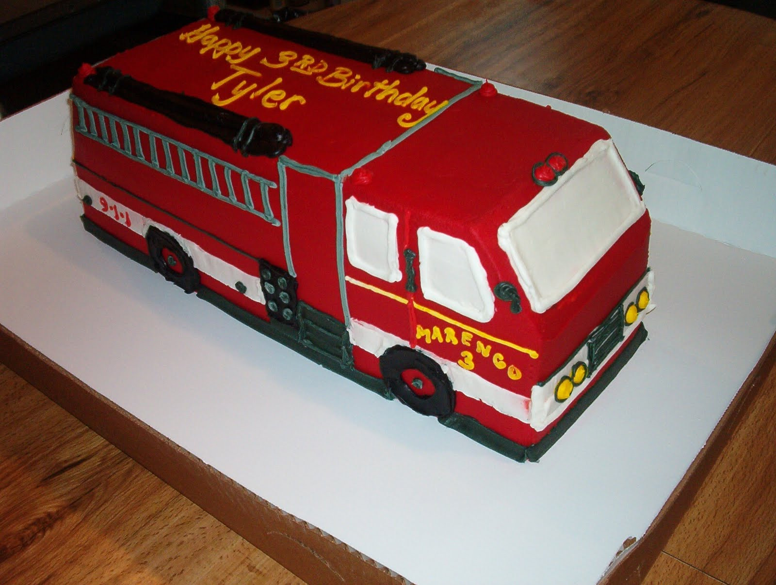 Firetruck Birthday Cake
 Birthday Cake Fire Truck Birthday Cakes