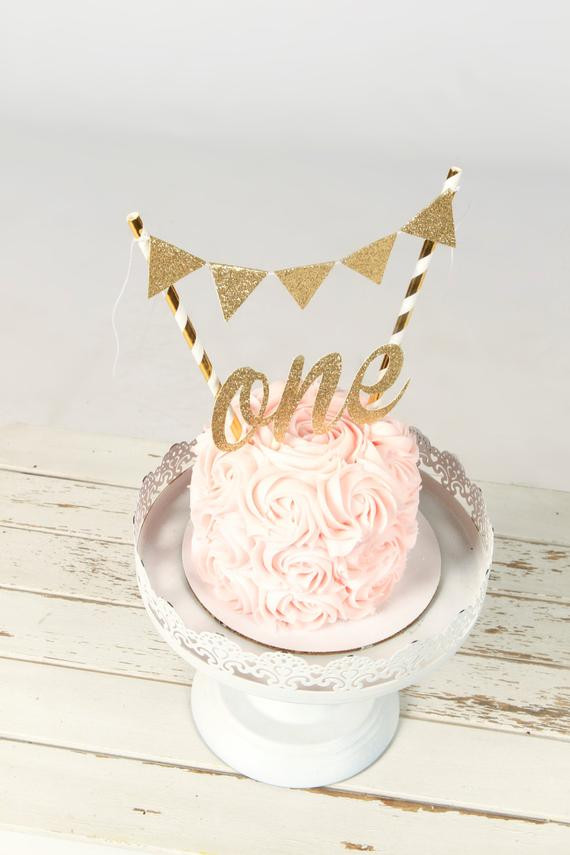 First Birthday Cake Toppers
 e Cake Topper First birthday cake topper ONE Smash Cake