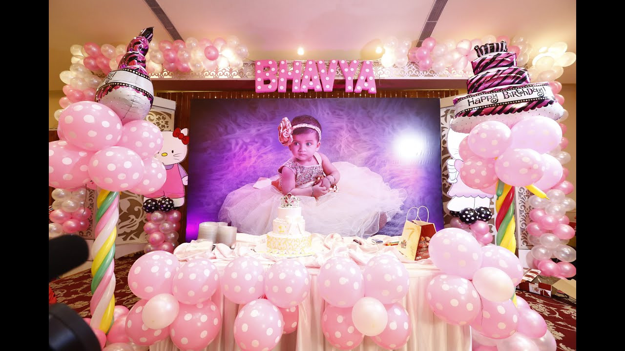 First Birthday Decorations
 Bhavya s 1st Birthday teaser