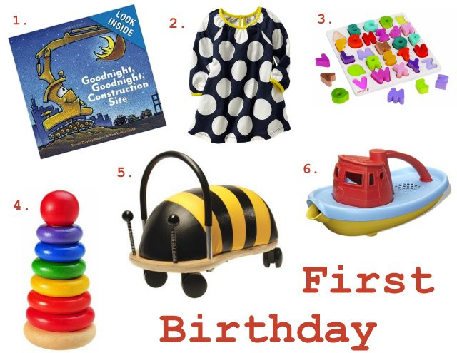 First Birthday Gift Ideas
 Gift Guide First Birthday Gift Ideas Becca Garber