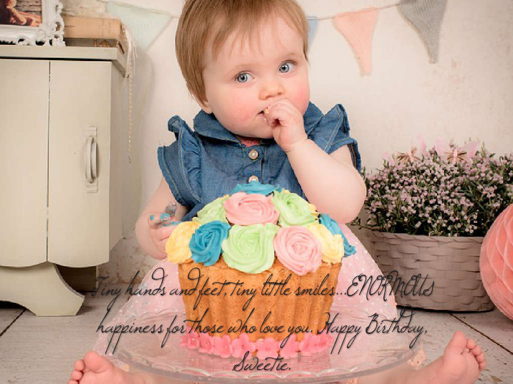 First Birthday Quotes For Baby Girl
 1st Birthday Wishes and Greetings for Baby Boy and Baby