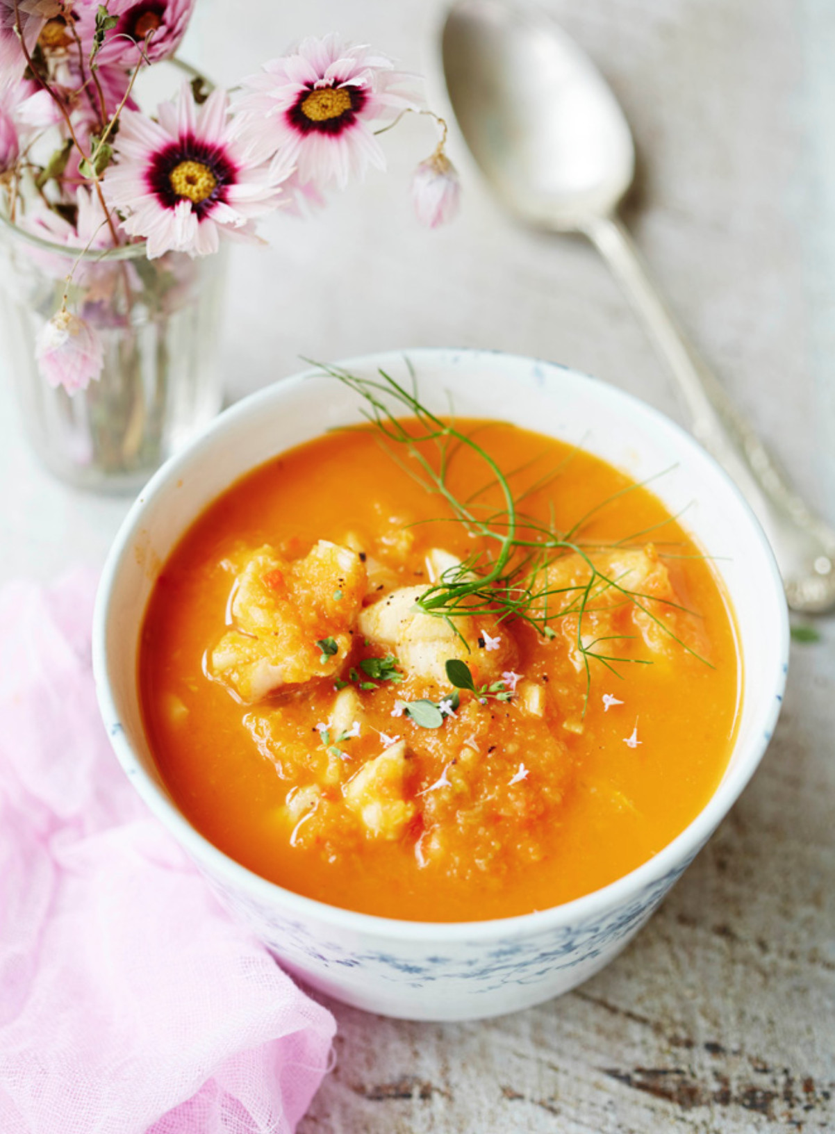 Fish Soup Recipes
 Supercharged Food White Fish Soup with Saffron