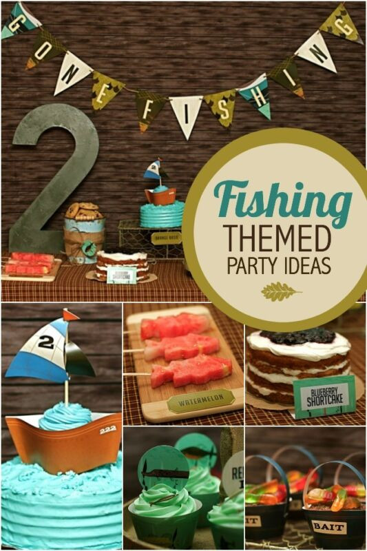 Fish Themed Birthday Party
 Fishing Themed Birthday Party Ideas