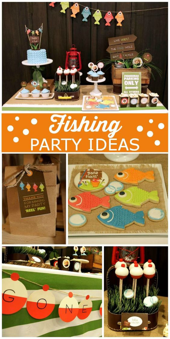 Fish Themed Birthday Party
 Southern Blue Celebrations Fishing Party Ideas & Inspirations