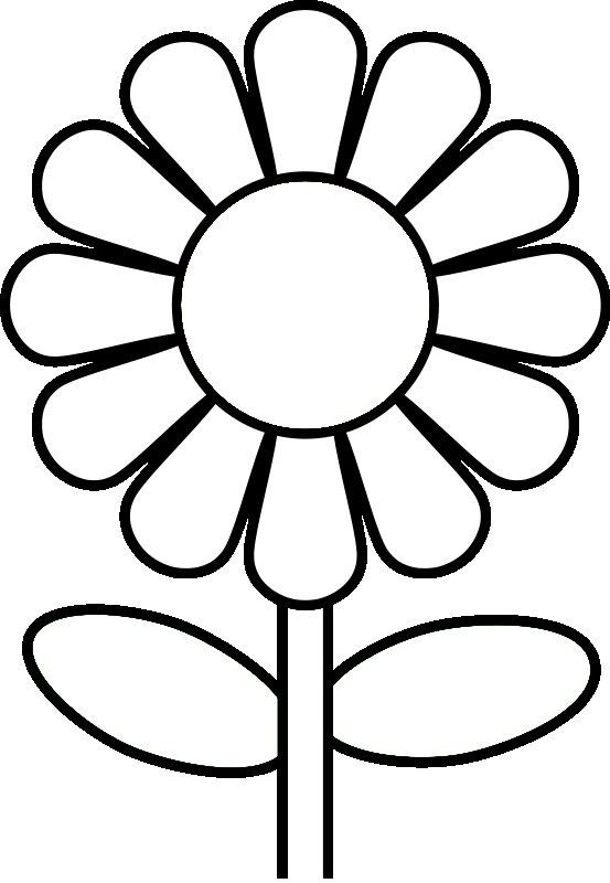 Flower Coloring Pages For Toddlers
 Free Printable Preschool Coloring Pages