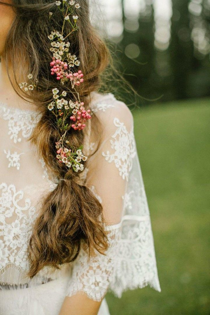 Flower Girl Hairstyles For Long Hair
 241 best Country Weddings images on Pinterest