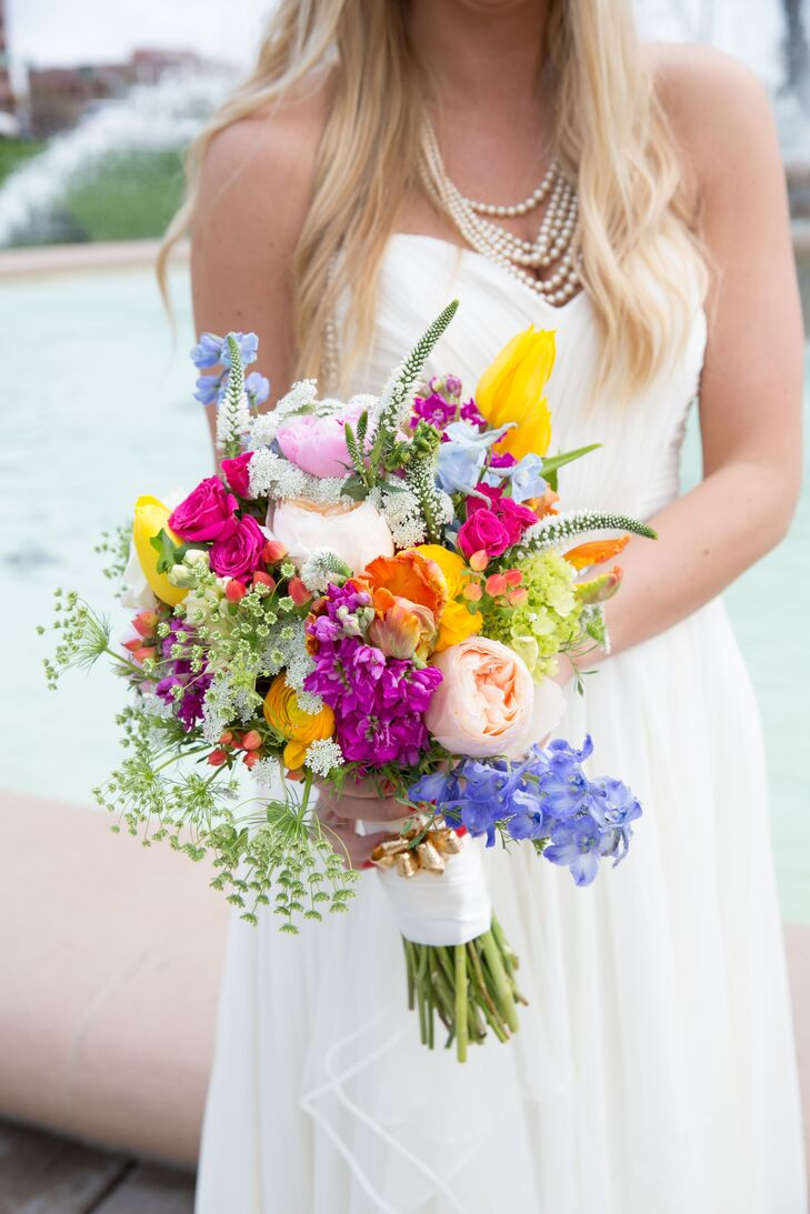 Flowers For Wedding Bouquet
 A Spring Wildflower Bridal Bouquet