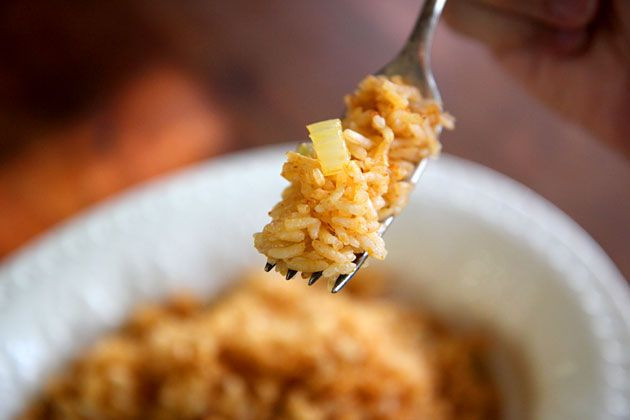 Fluffy Mexican Rice
 Fluffy Mexican Restaurant Style Rice Recipe