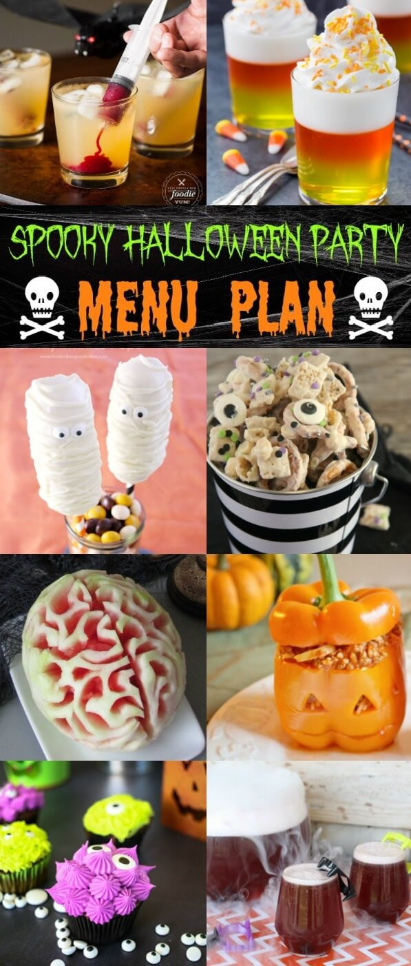 Food Ideas For Halloween Party
 Halloween Party Recipes and Menu Plan