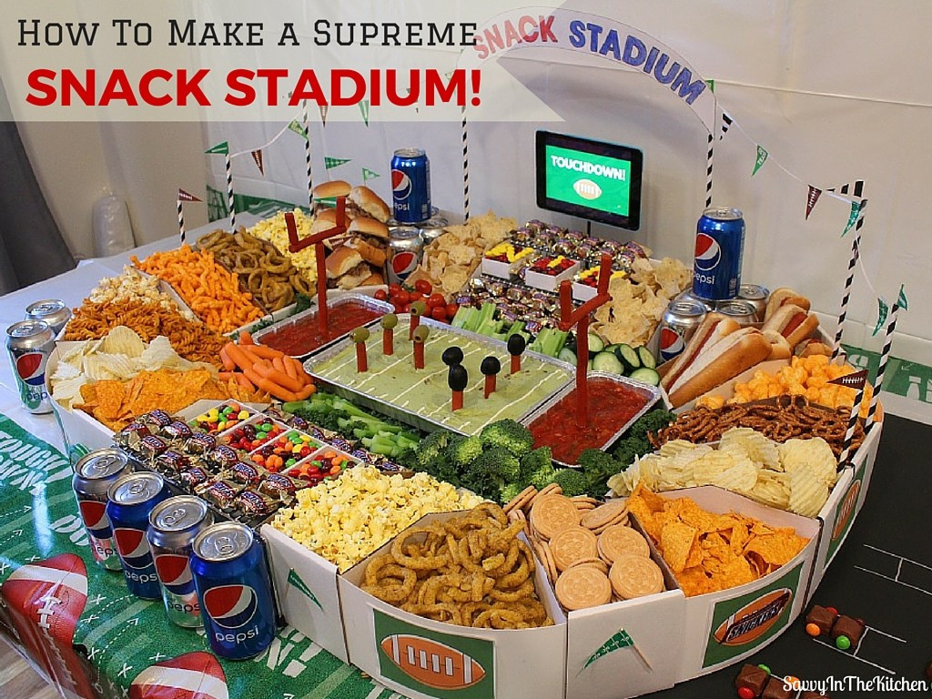 Food Ideas To Bring To A Party
 How To Make A Supreme Snack Stadium