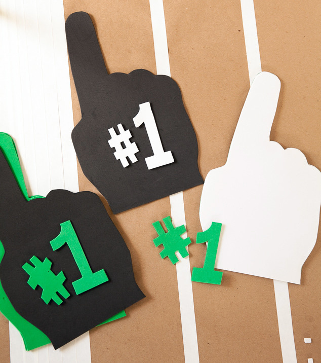 Football Crafts For Kids
 Football Craft Mini Megaphones and Foam Finger for