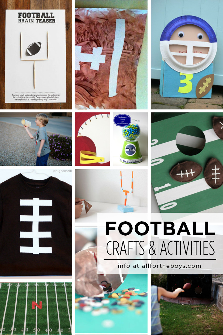Football Crafts For Kids
 Football Crafts & Activities for Kids — All for the Boys
