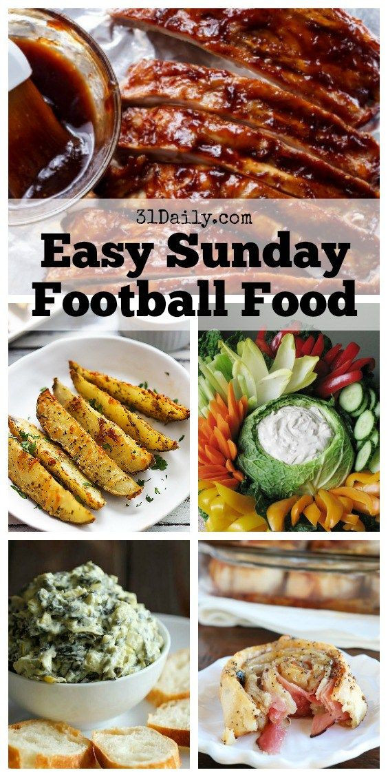 Football Dinners Recipes
 Easy Sunday Football Foods