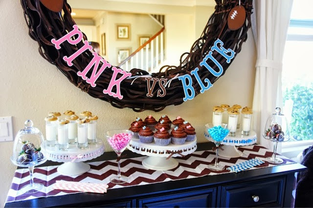 Football Gender Reveal Party Ideas
 Southern Belle of the West Our Gender Reveal Party It