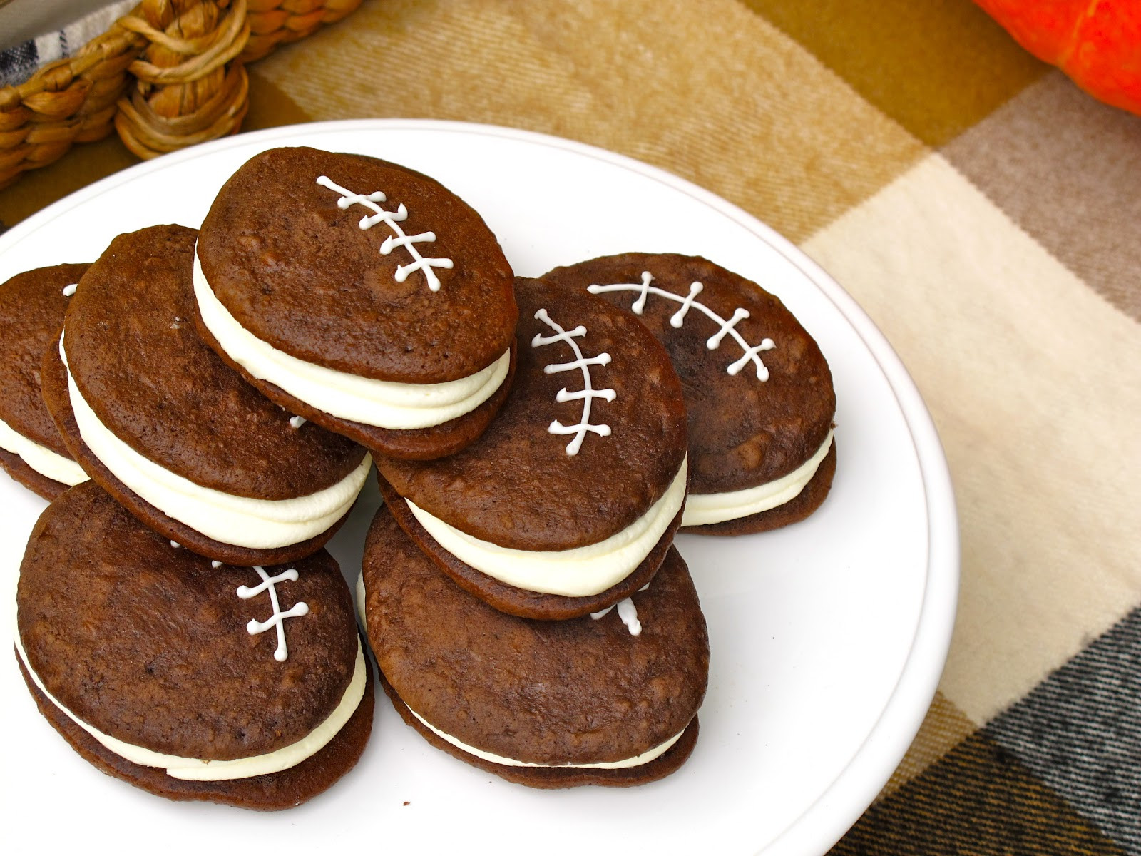 Football Snacks Recipes
 Jenny Steffens Hobick Football Whoopie Pies