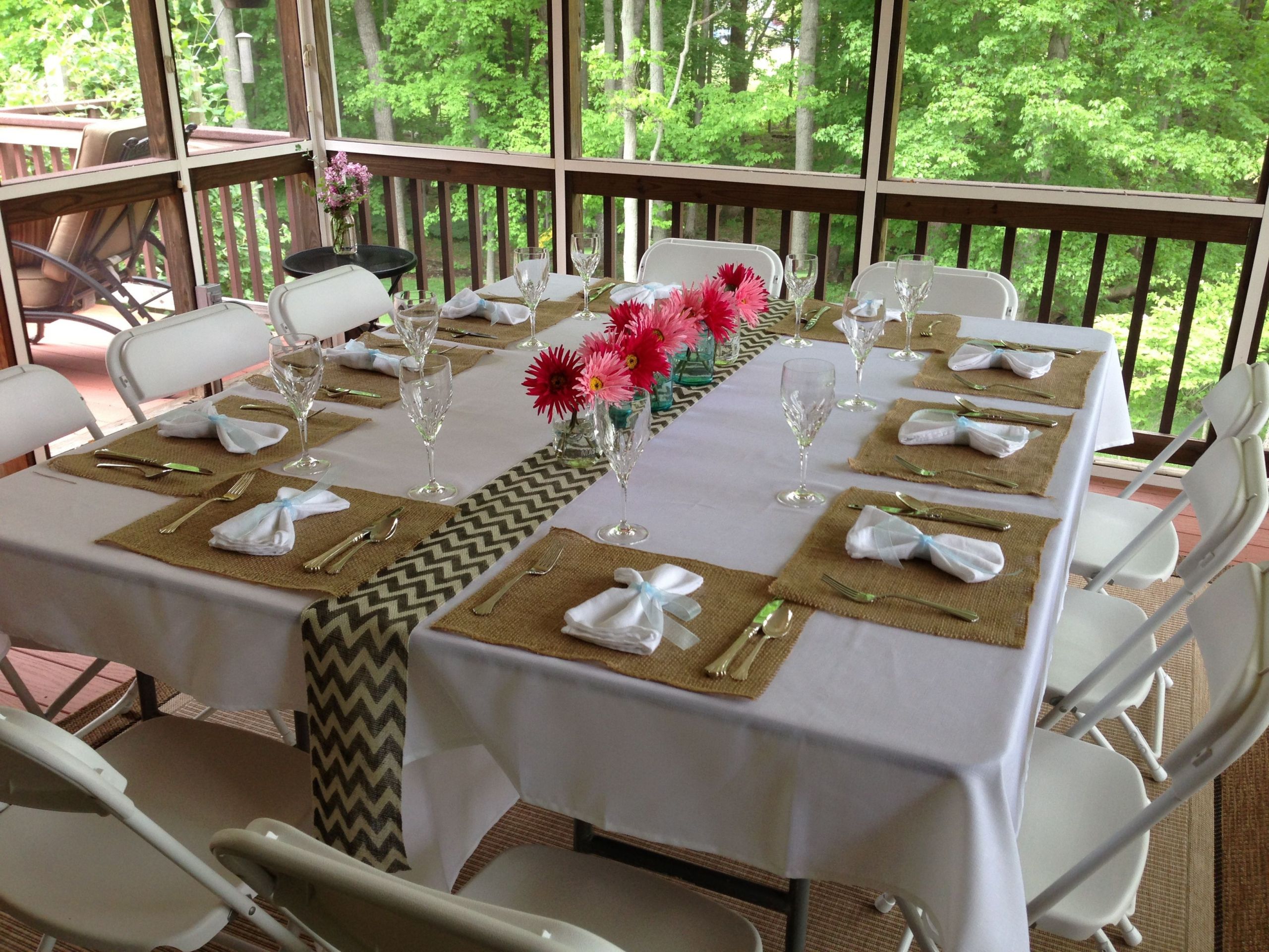 Formal Dinner Party Ideas
 Simple but elegant prom dinner on the porch in 2019