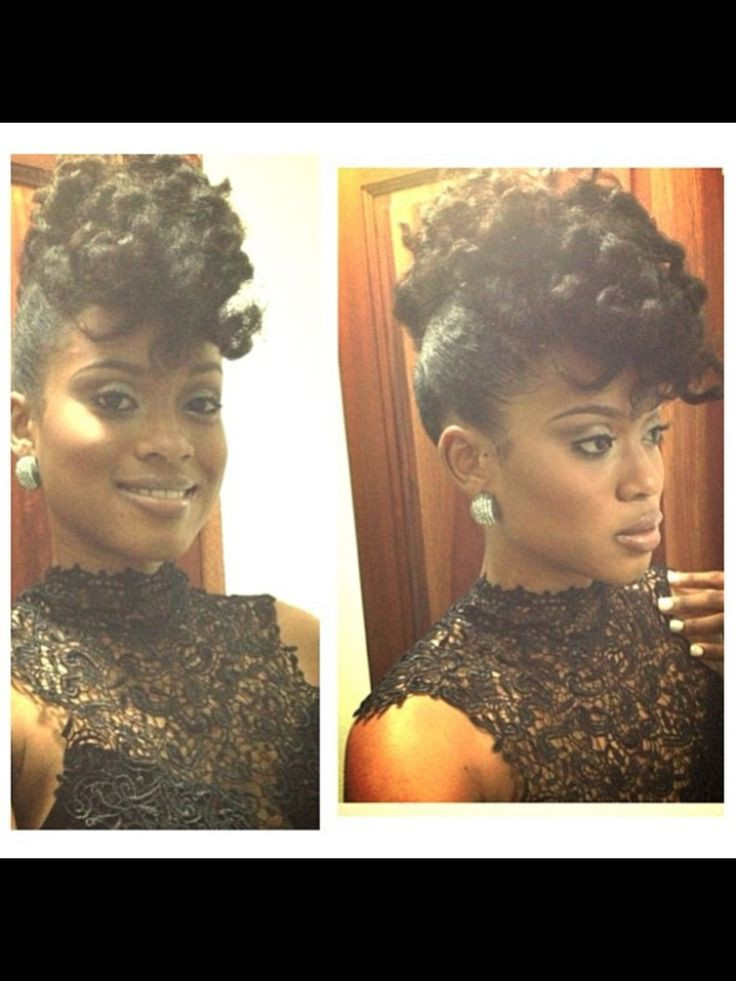 Formal Hairstyles For Short Natural Hair
 NaturalHair updo Hairstyle for black women