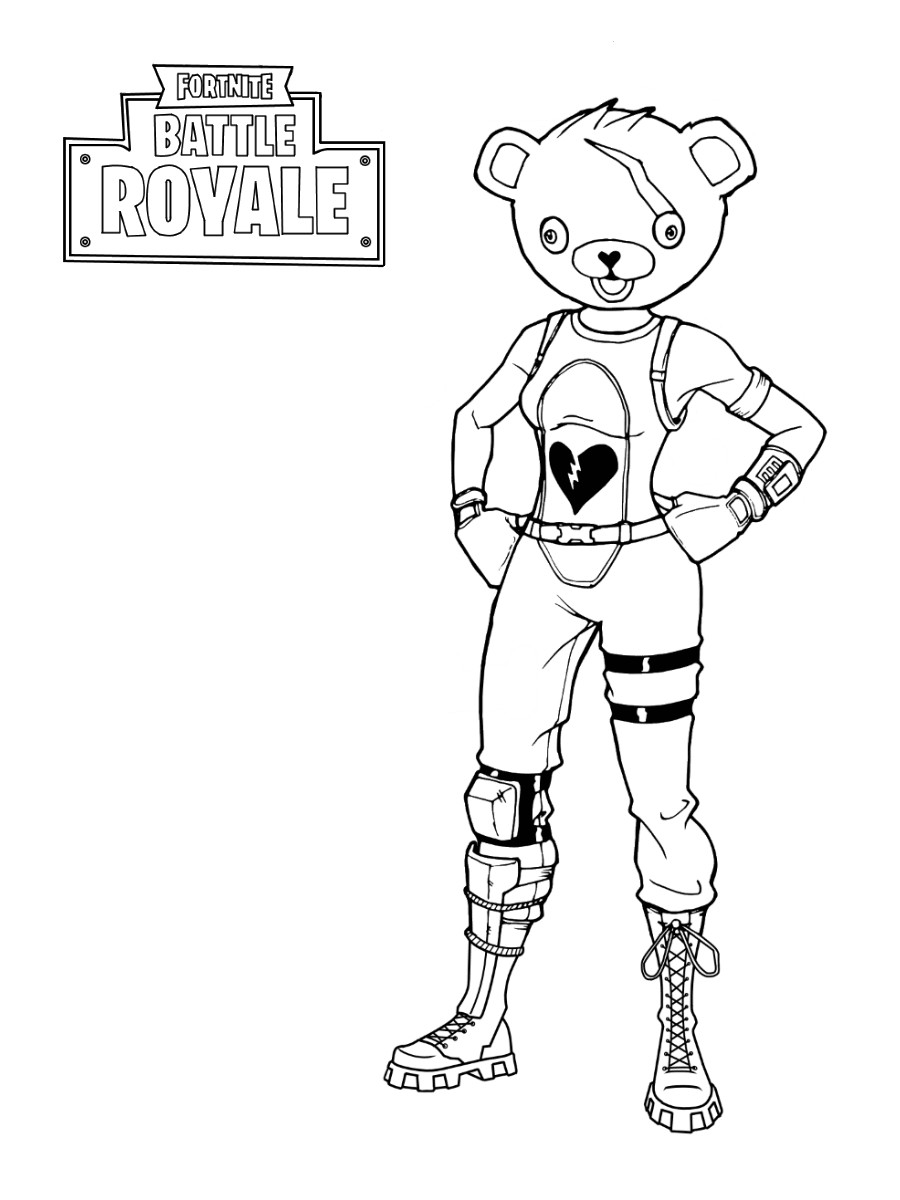 Fortnite Coloring Pages For Kids
 Fortnite Battle Royale Coloring Pages Free in 2019