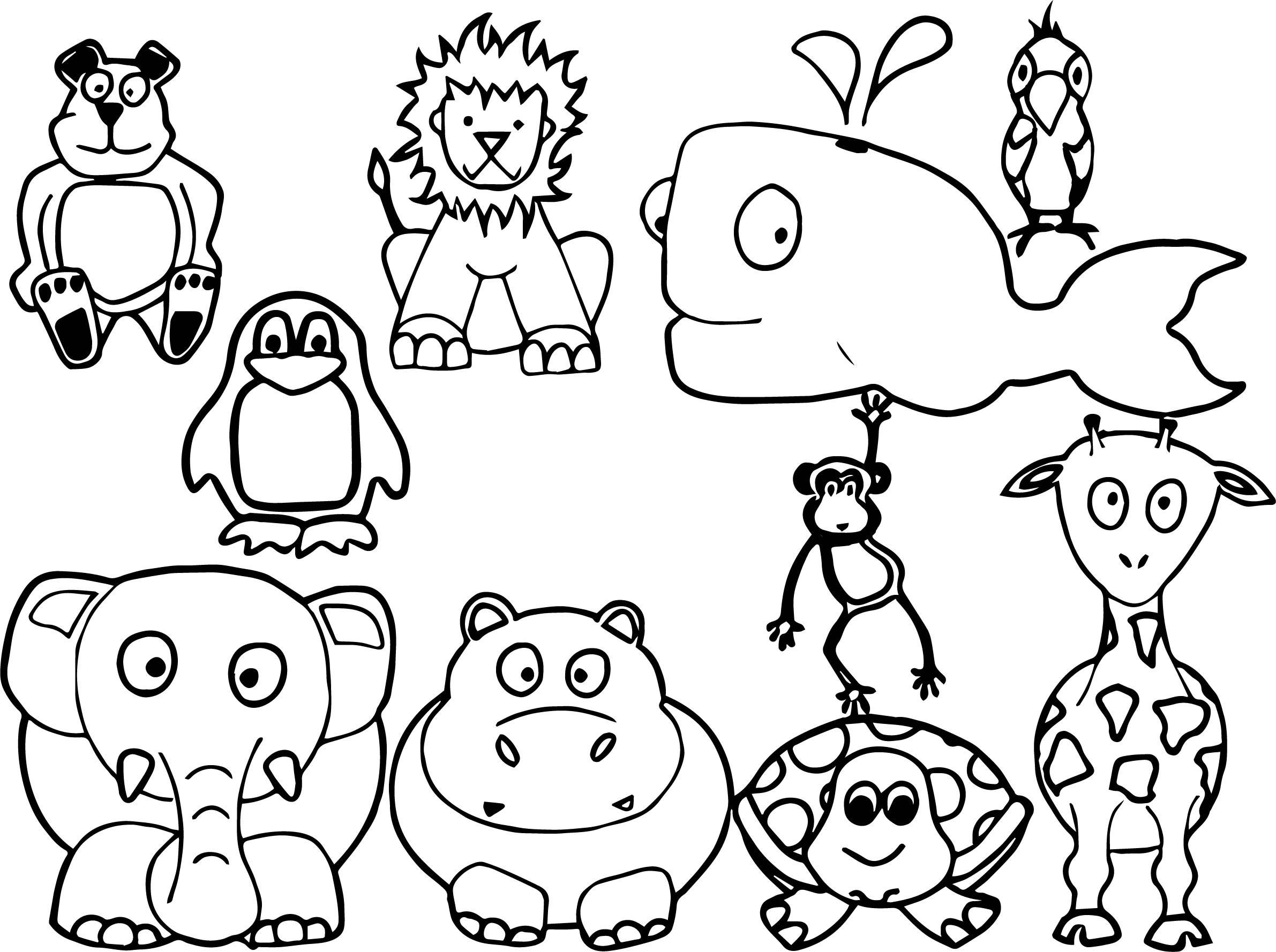 Free Animal Coloring Pages For Kids
 Animal Coloring Pages Best Coloring Pages For Kids