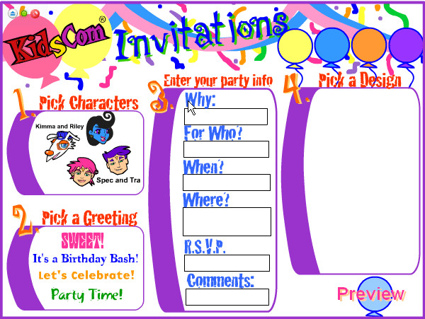 Free Birthday Invitation Maker
 Free Invitation Card